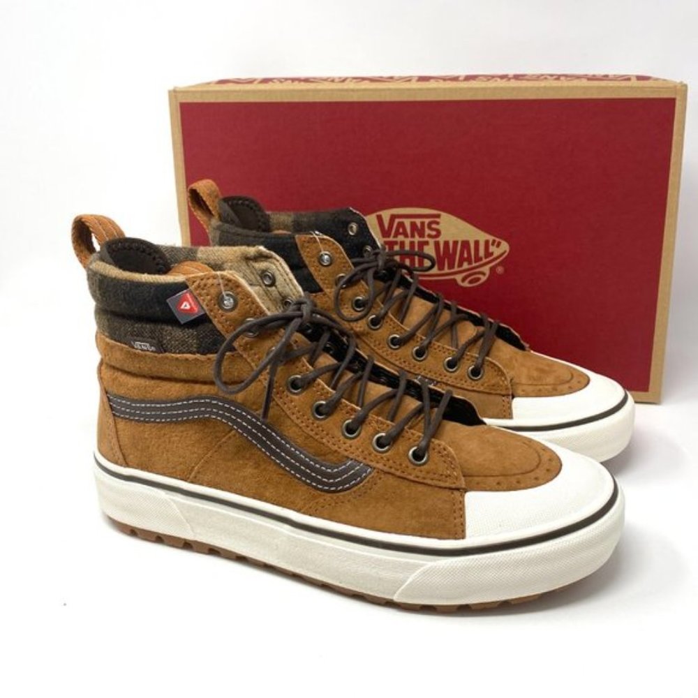 VANS Sk8-Hi Mte 2.0 Dx Glazed Ginger Brown Boots Winter Men's Size VN0A4P3IRIZ - Picture 7 of 10